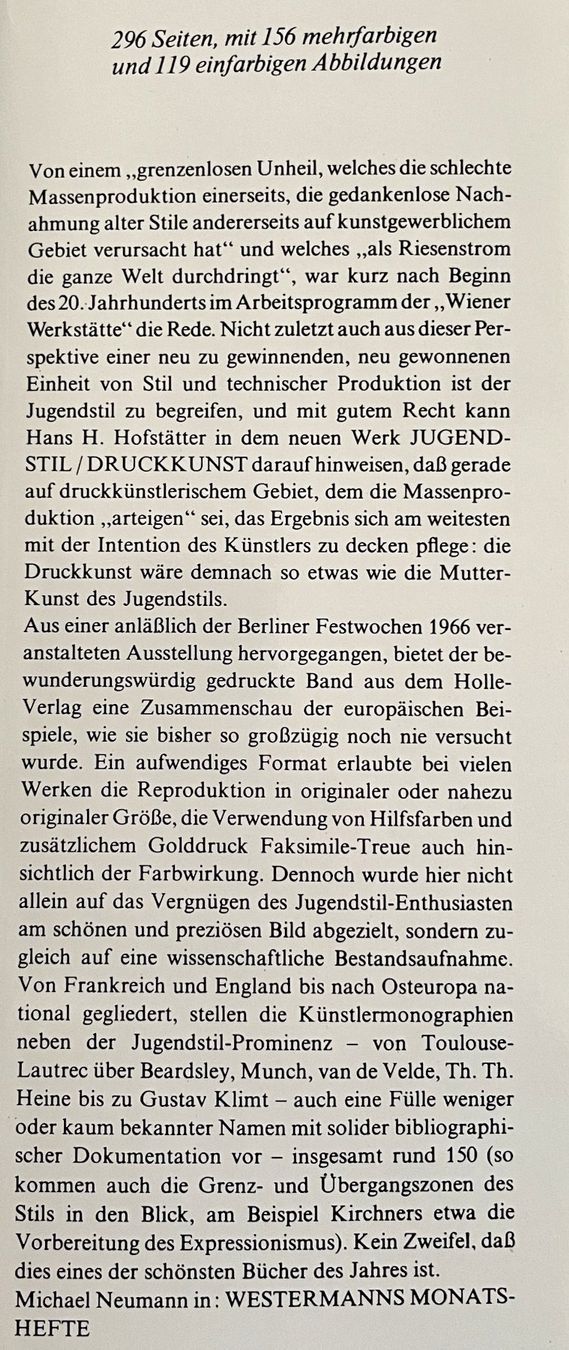 Libri: Jugendstil - Graphik und Druckunst – Usato da Savagnier venduto da Ne2065 1