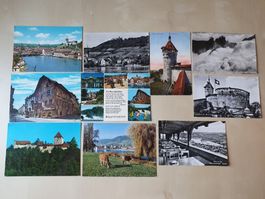 10 x Karten Schaffhausen ab 1919