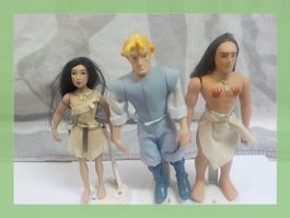 Disney Pocahontas Puppen Set, John Smith, seltene Figuren