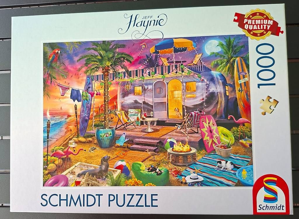 Puzzle: Puzzle Motiv "MIT DEM WOHNWAGEN AM MEER" – Usato da Kriens venduto da kusi56