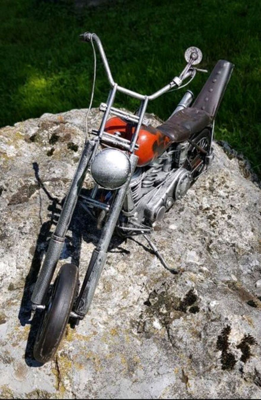 Tutte le decorazioni: Easy Rider aus Blech – Nuovo e nell'imballaggio originale da Sempach venduto da Seepferdli40 2