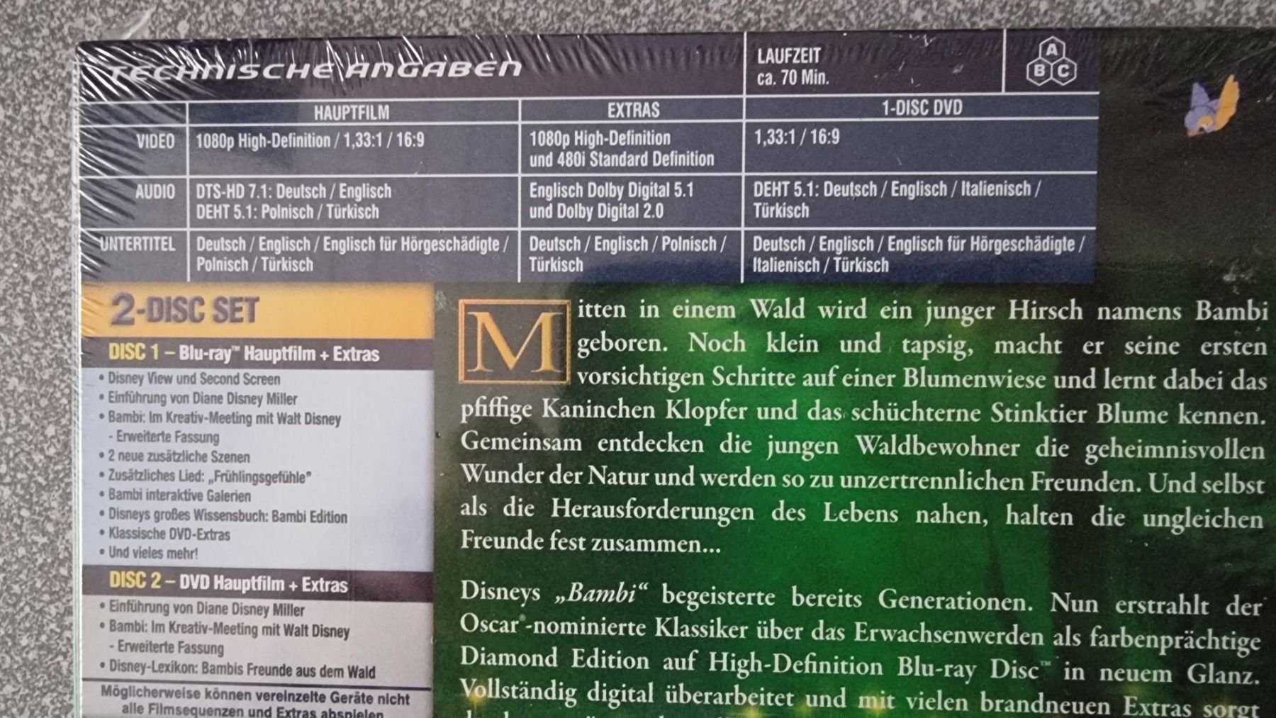 Alle DVDs: Blu Ray Bambi Diamond Edition – Gebraucht aus Oetwil am See von fineli2 1