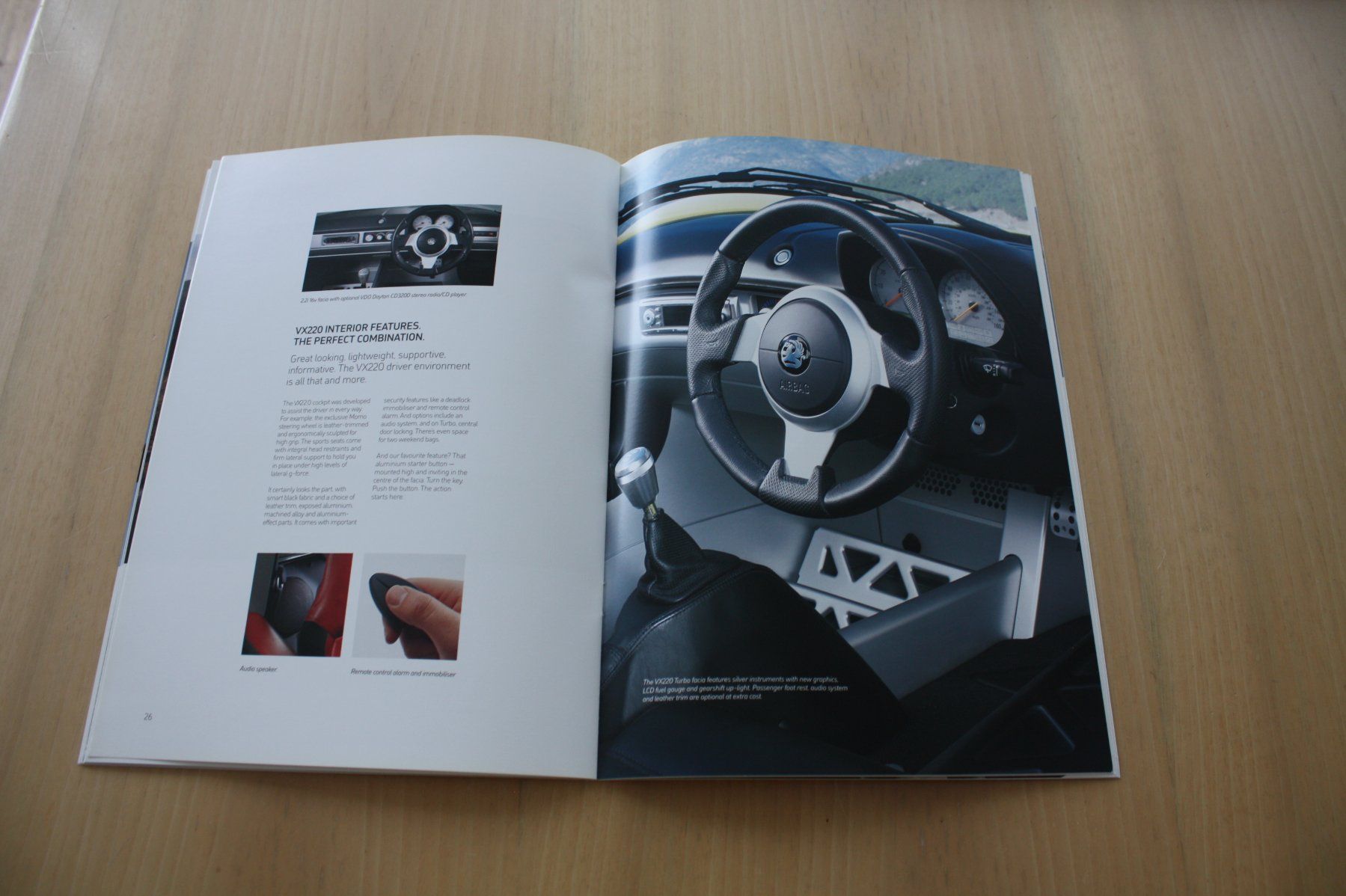Vauxhall Documenti: Vauxhall VX220 Prospekt 2003 – Usato da Wikon venduto da erwin400 8