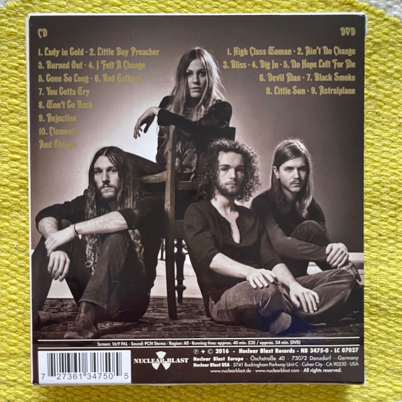 CD: BLUES PILLS-CD+DVD LADY IN GOLD – Usato da Rorschacherberg venduto da CD-Roli 1