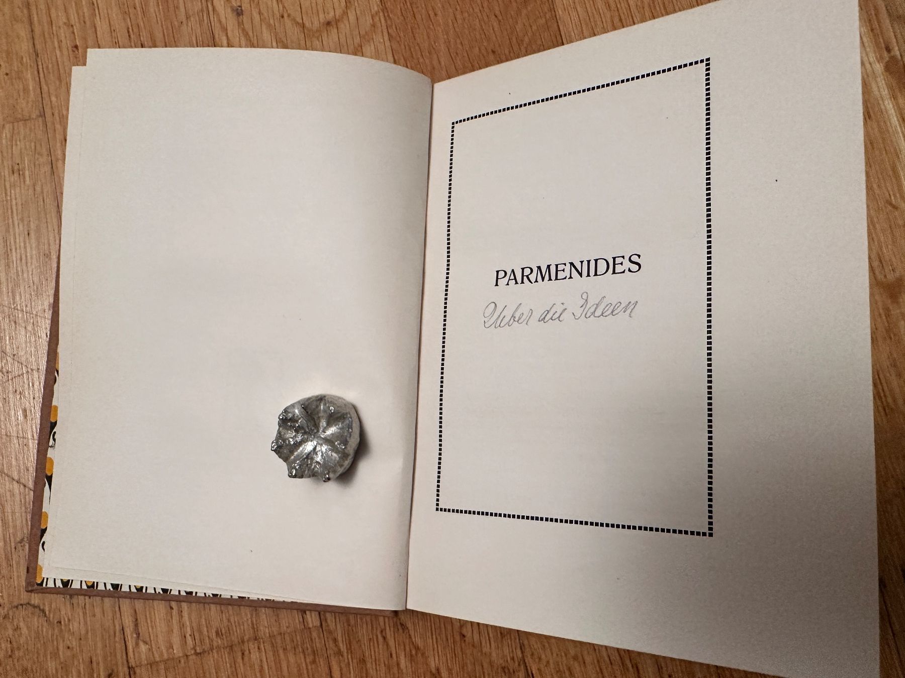 Libri: Platon: Parmenides / Philebos. 1910 – Usato da Zürich venduto da allp 2