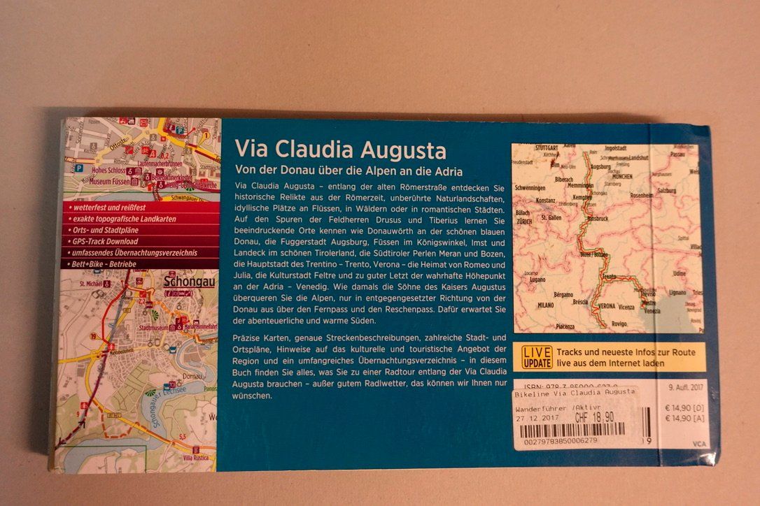Libri: Rad Touren Buch Via Claudia Augusta – Usato da Chur venduto da JennyAlexander 1