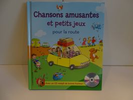 Livre enfant: Chansons amusantes & petits jeux pour la route