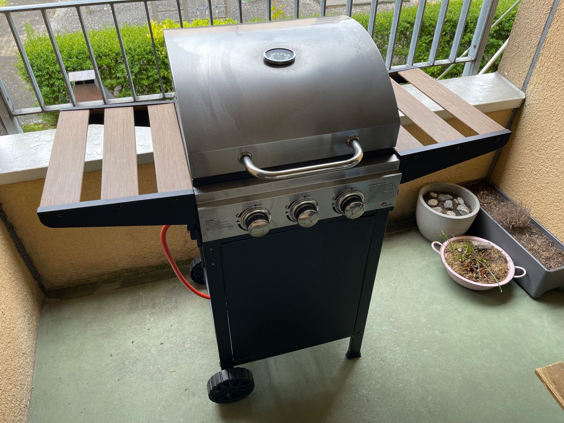 Griglie: Gasgrill Ohmex BBQ-3232 mit Schutzhülle – Usato da Kriens venduto da jon_k2nw