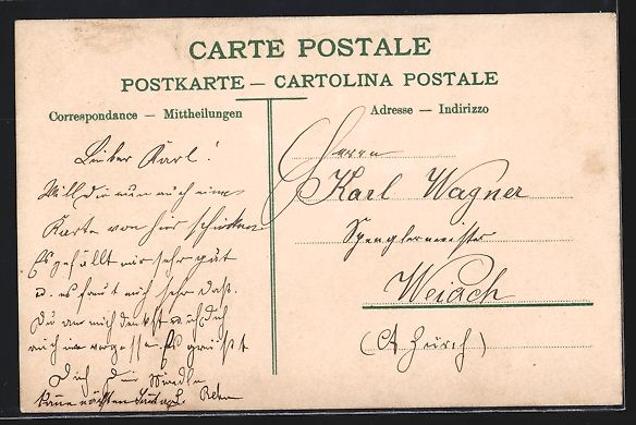 Cartoline postali: Rapperswil /SG, Ortsansicht mit Dampfer, – Usato da Berlin venduto da bartko-reher 1