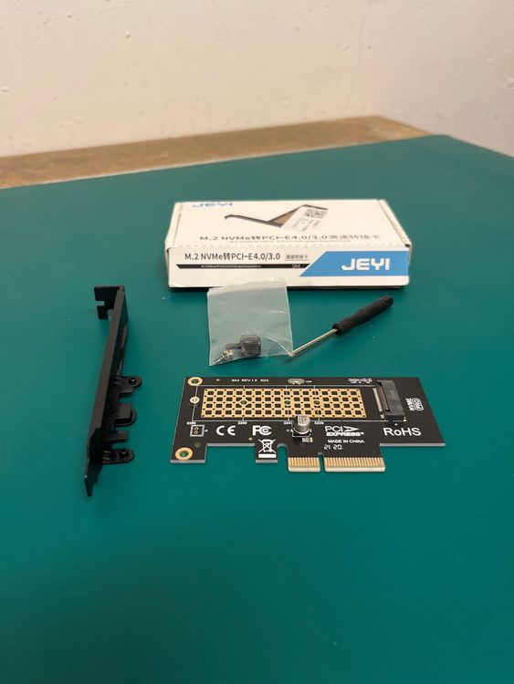 M.2 NVMe PCI express adapter 4.0 | Kaufen auf Ricardo