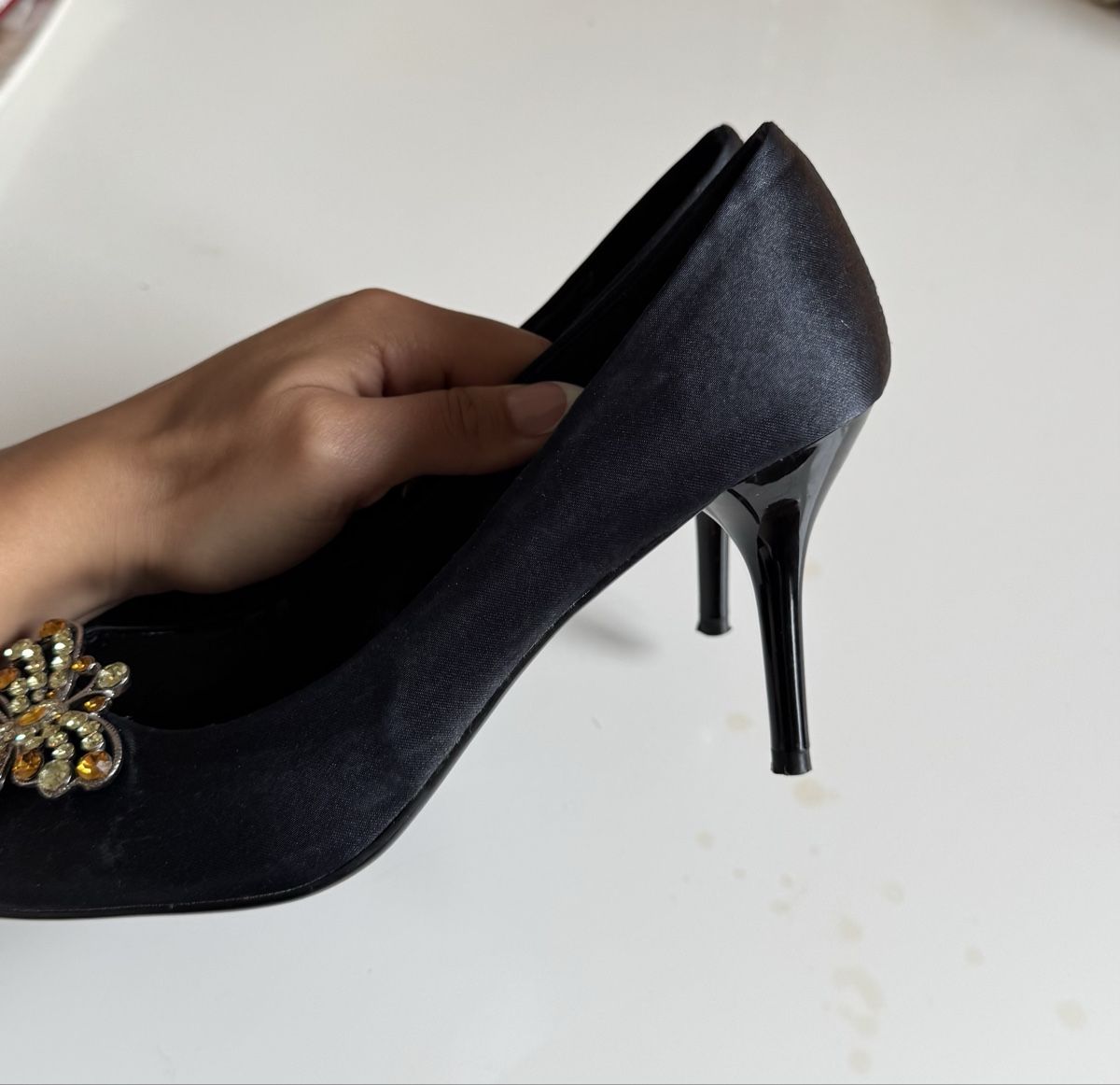 Damenschuhe: Vintage satin heels – Neu (gemäss Beschreibung) aus Aigle von 029_mbn 6