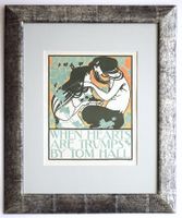 RAR William Bradley Jugendstil Plakat Art Nouveau Herz Liebe