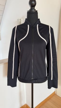 Tommy Hilfiger Jacke schwarz mit weissen Streifen Grösse L