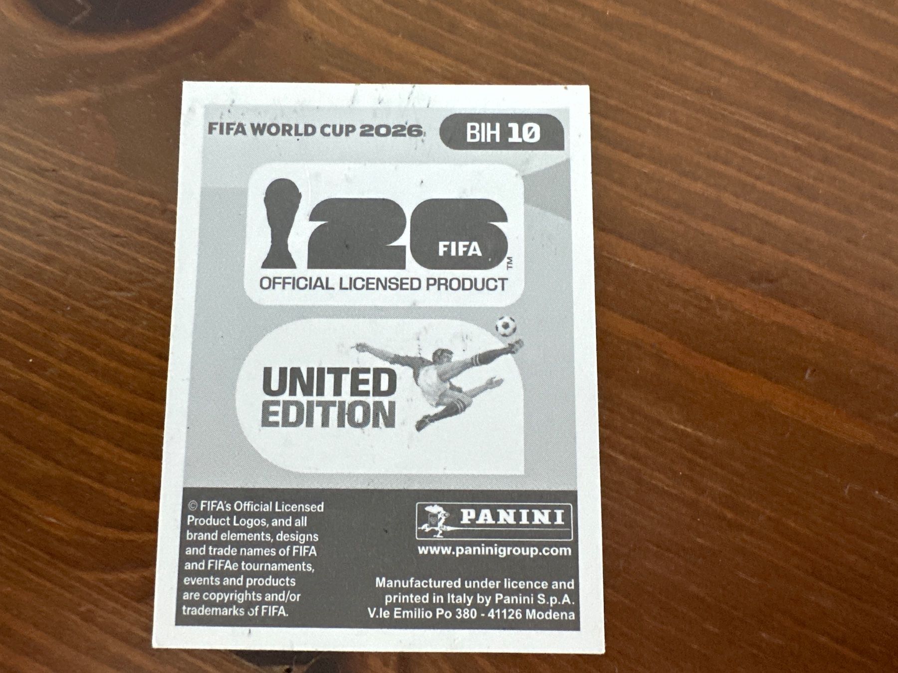 Panini Carte collezionabili: Panini BIH 10 FIFA World Cup 2026 – Nuovo e nell'imballaggio originale da Würenlos venduto da gtvlady_82 1