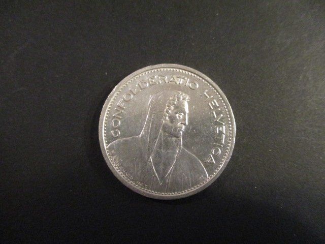 Toutes les monnaies: 5.-  Fr 1954  Superbe pièce  Superbe qualité – D'occasion à Lovens par Jelmi 1
