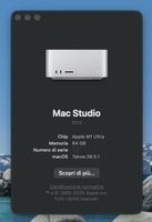 Apple Mac Studio M1 Ultra – 64 GB RAM – 1 TB SSD – Neuwertig