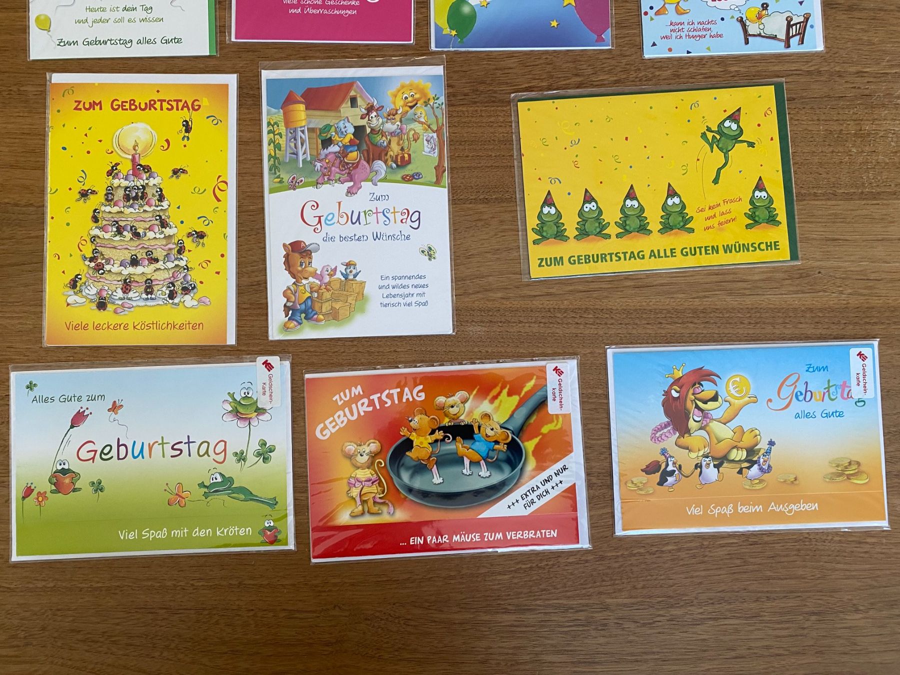 Cartes: Geburtstagskarten - 14 Stück – Neuf (Voir description) à Unterterzen par bac_287t 2