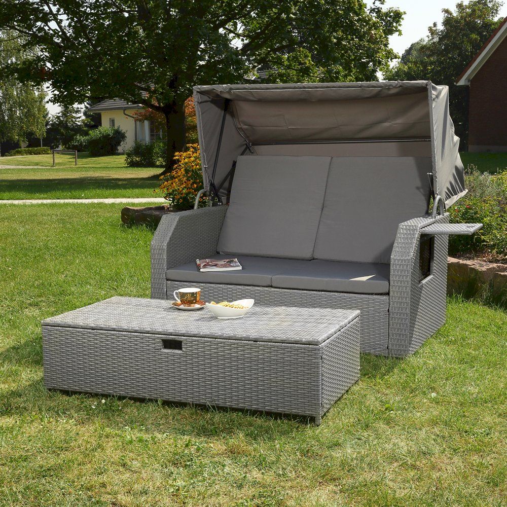 Liegen & Liegestühle: Sonnenbett grau – Neu und originalverpackt aus Bottighofen von zaap 1