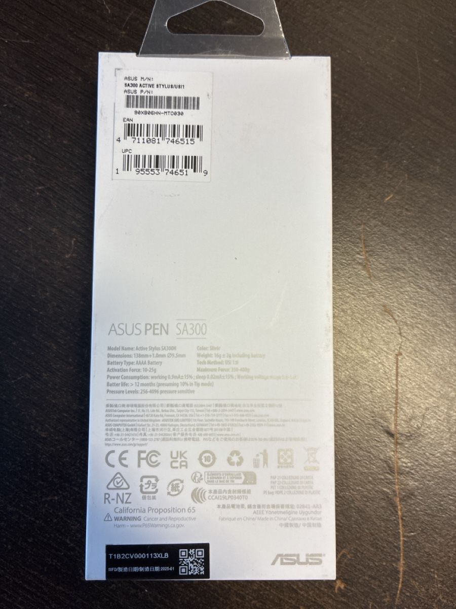 Asus Stifte & Marker: Active PEN - ASUS PEN SA300 – Neu und originalverpackt aus Balgach von Organisator 1