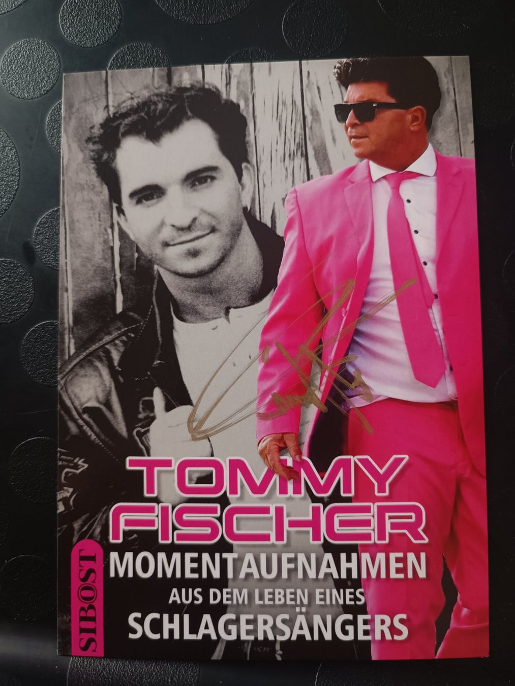 Autografi: Tommy Fischer - handsignierte alte Karte – Usato da Menziken venduto da Artographs