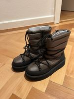 Tamaris Winterboots, Winterstiefel, Khaki, Gr. 38, neuwertig
