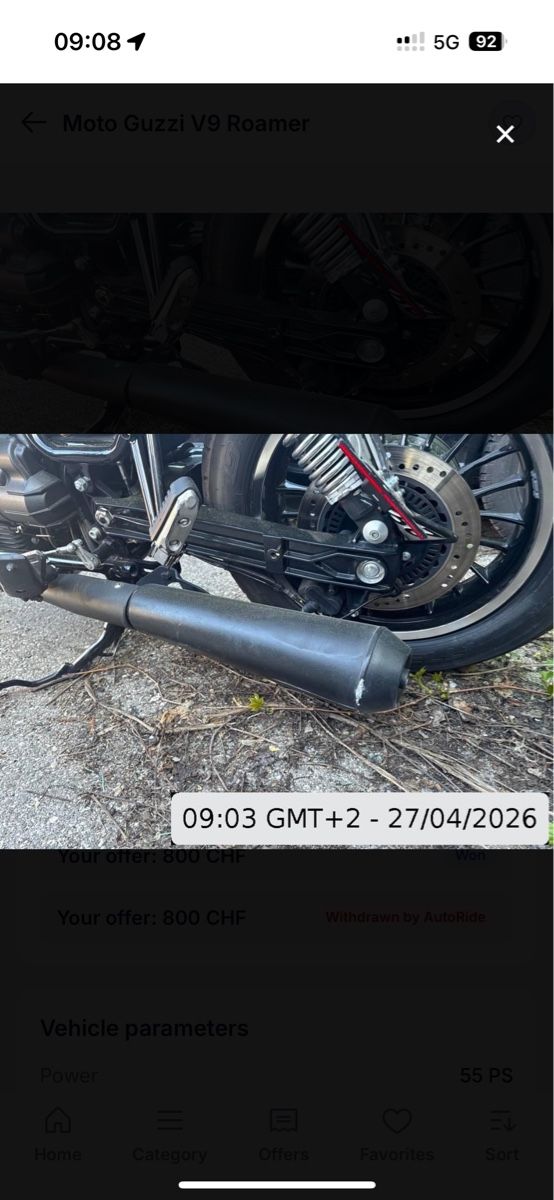Moto Guzzi Strada: Moto Guzzi V9 Roamer – Usato da Niederweningen venduto da Pyku86 4