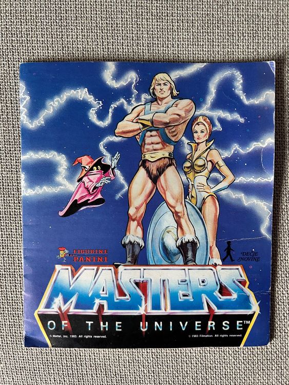 Masters of the Universe MOTU Panini Stickers Album - 80s (Gebraucht) in ...