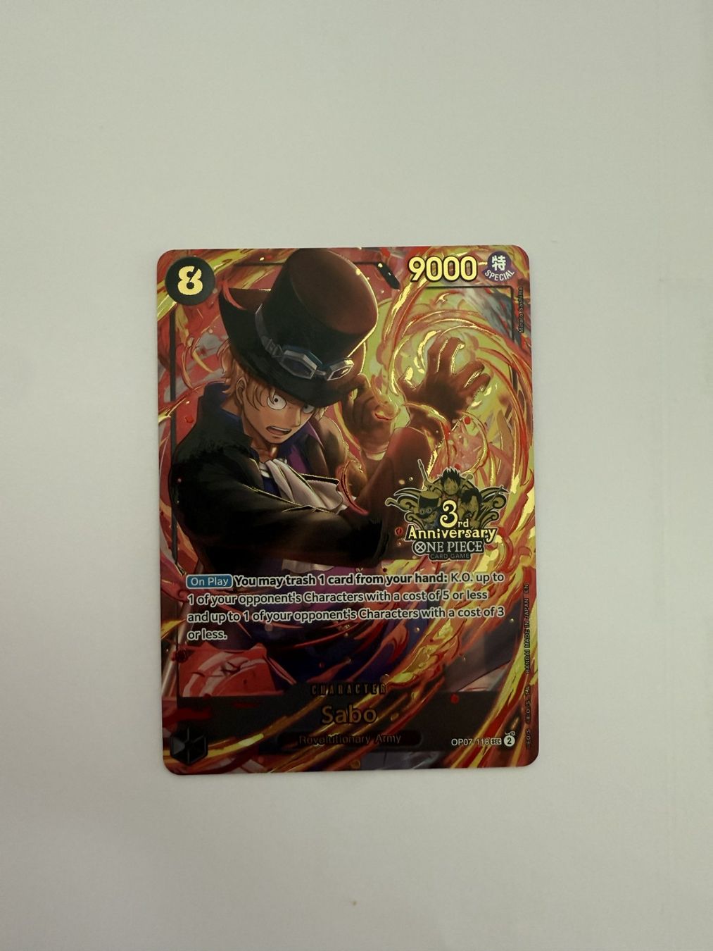 Bandai Sammelbilder & Trading cards: Sabo 3rd Anniversary – Neu (gemäss Beschreibung) aus Urtenen-Schönbühl von jul_c8v2