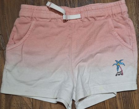 Kurze Hosen Sommer Grösse 110 rosa weiss Kinder