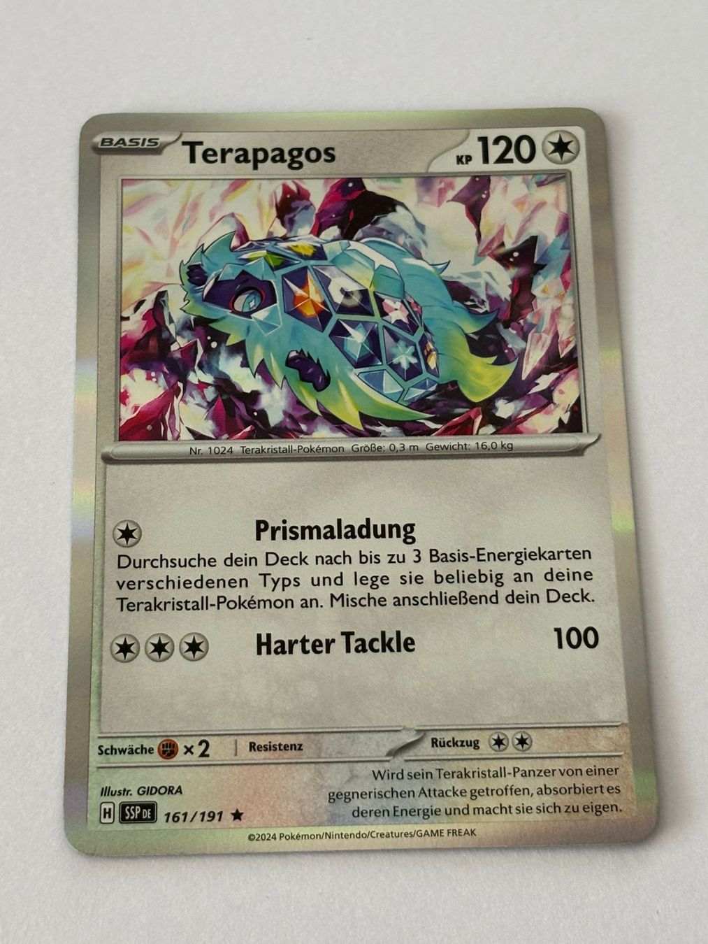 Pokémon Carte collezionabili: Pokemon-Karte Terapagos 161/191 – Usato da Herisau venduto da Seyashop1