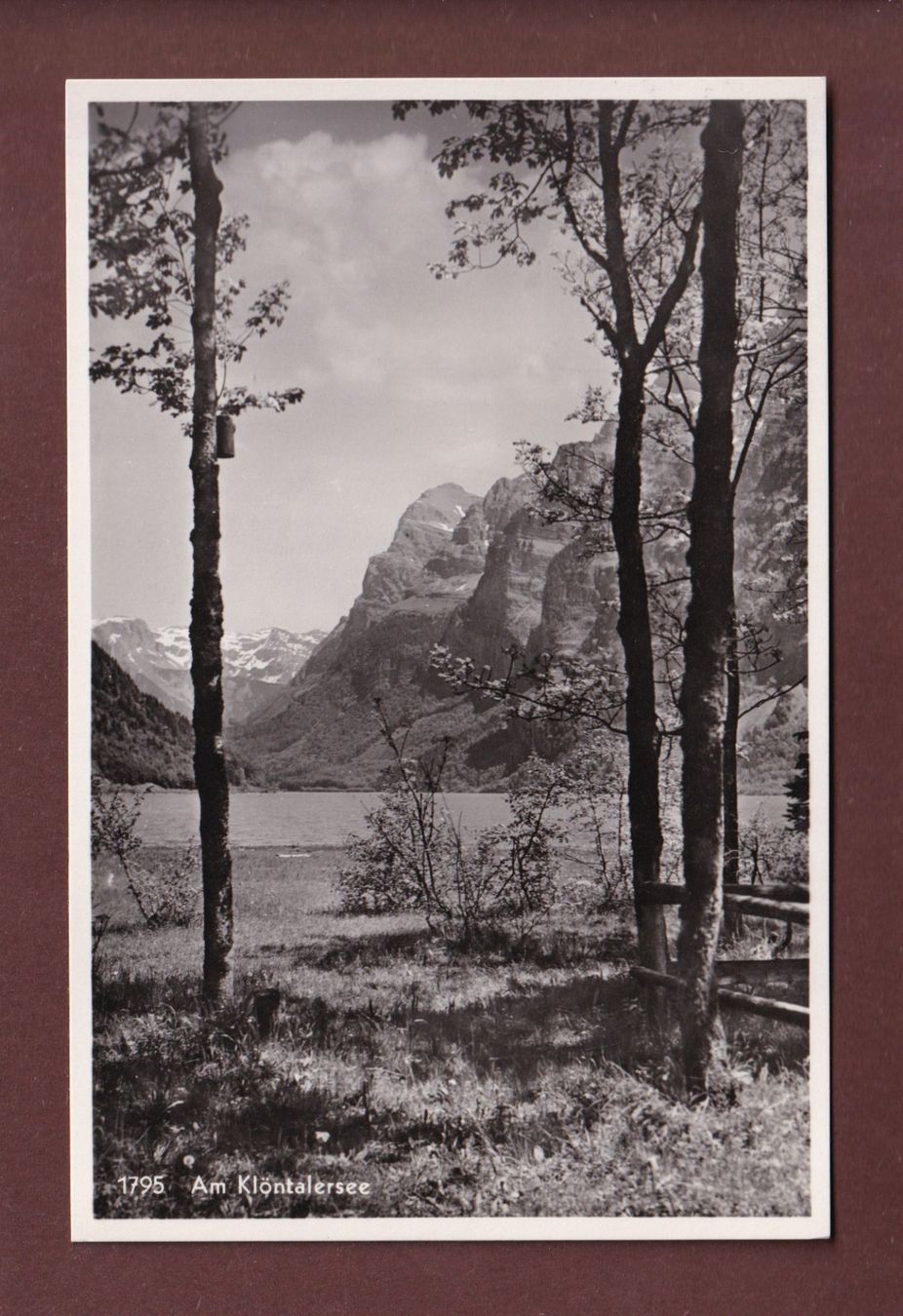 Cartoline postali: Am KLÖNTALERSEE - 1938 – Usato da Pully venduto da nicecards-shop