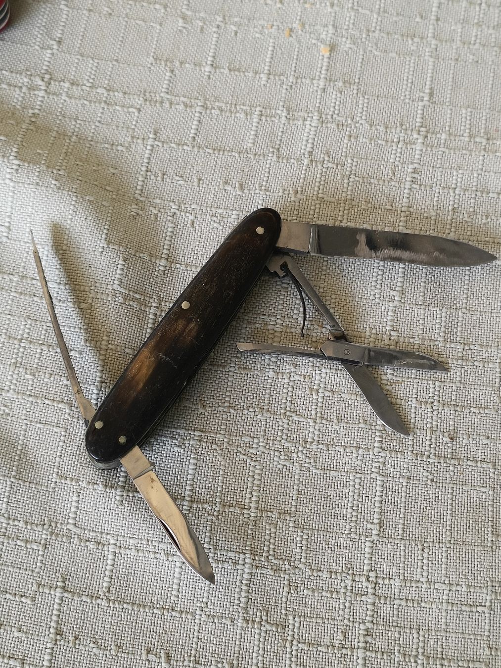 Victorinox Coltelli tascabile: Altes Horn Sackmesser INOXYD – Usato da Brugg AG venduto da Ente015 3
