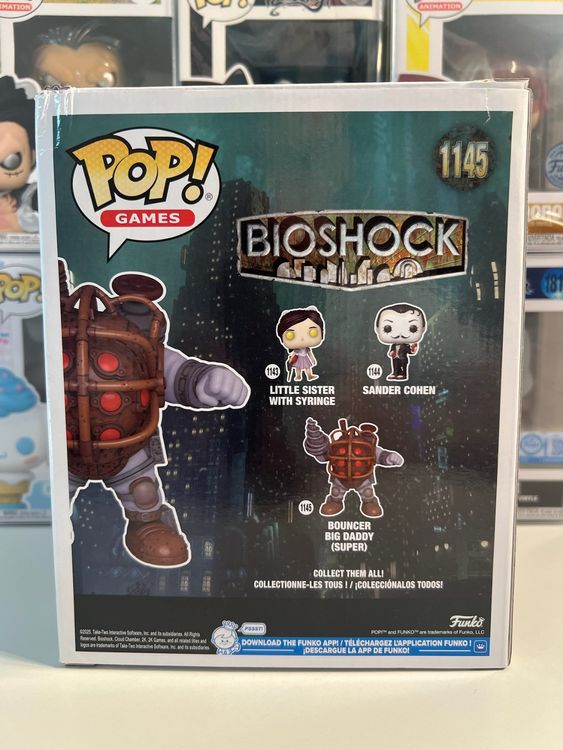 Funko POP! Games Bioshock Bouncer Big Daddy 15cm (Neu und ...