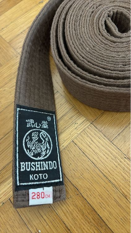 Bushindo Koto Kampfgürtel, braun, 280cm - Top Zustand! (Gebraucht) in ...