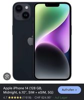 Apple IPhone 14 (128 GB, Midnight)