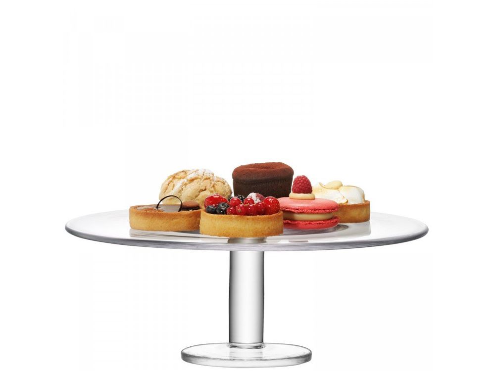 LSA International 40cm Handmade Glass Konstantin Cake Stand Kaufen
