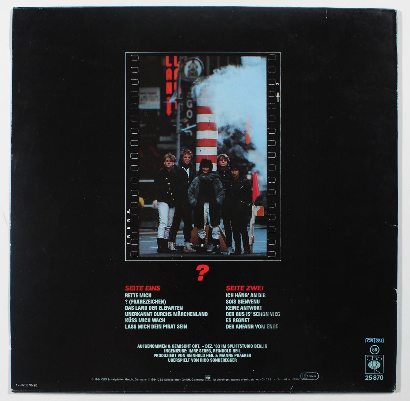 Dischi in vinile: Vinyl LP NENA - ? FRAGEZEICHEN 1984 – Usato da Brüttisellen venduto da Collector-Corner 5