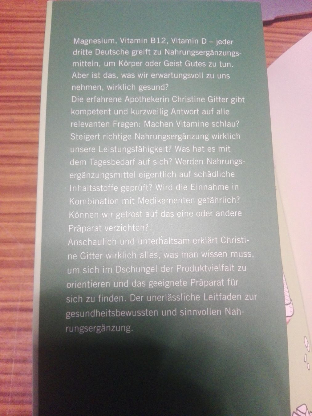 Libri: Nahrungsergänzungsmittel - Ist das gesund oder kann das weg? – Usato da St.Gallen venduto da elk2022 1