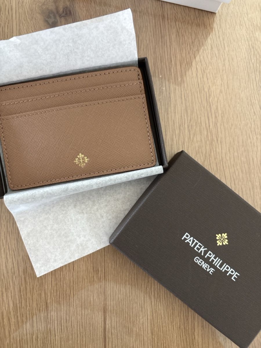 Patek Philippe Portefeuilles: Patek Philippe Card Holder Brown Leather New Box – Neuf (Voir description) à Steinhausen par nic_9lzh