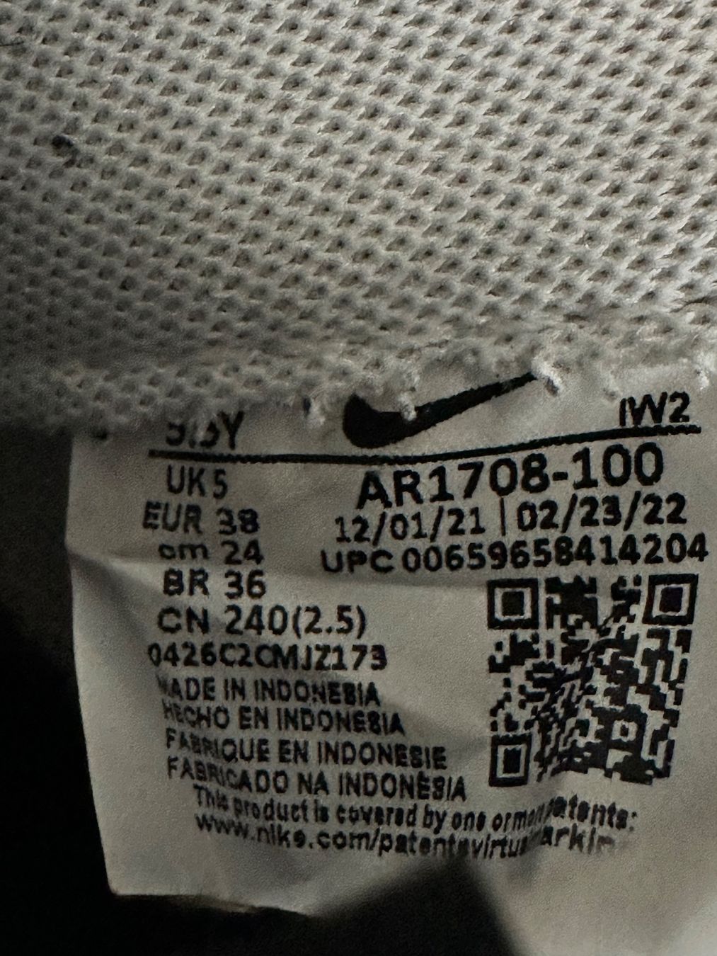 Nike Scarpe da uomo: Nike Airforce 1 38,5 – Usato da Bolligen venduto da chaetzli1133 9