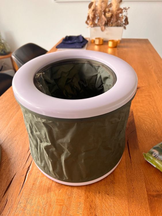 Quixie-2842 Camping-Toilette – Outdoor-WC Für Erwachsene & Kinder – Mit Handwaschsprayer & Transporttasche