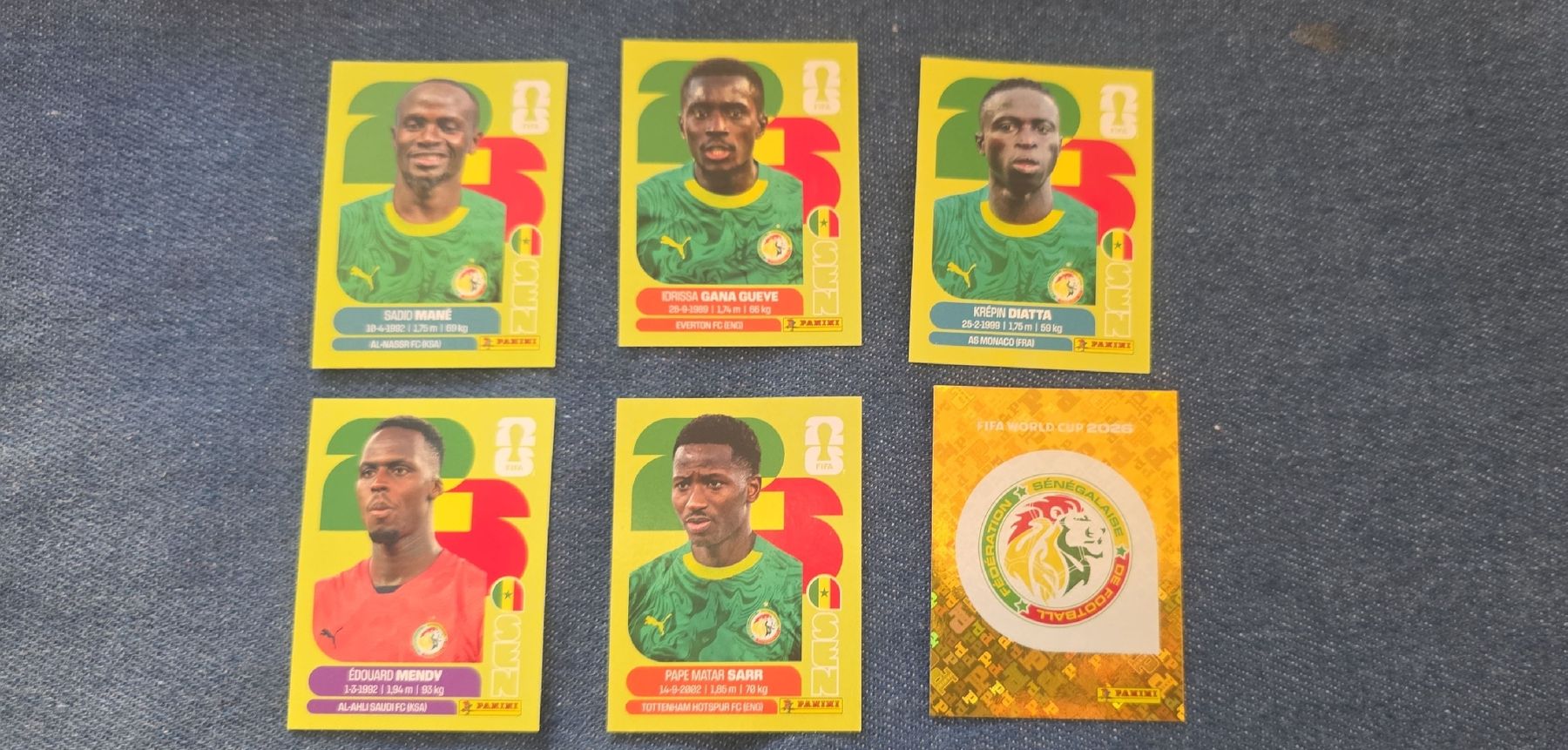 Panini Carte collezionabili: Figurine Panini Senegal – Usato da Massagno venduto da Arj87