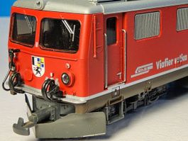 Bemo H0m 1389 103 RhB Gmf 4/4 243 Bahndienst-Diesellok Sound