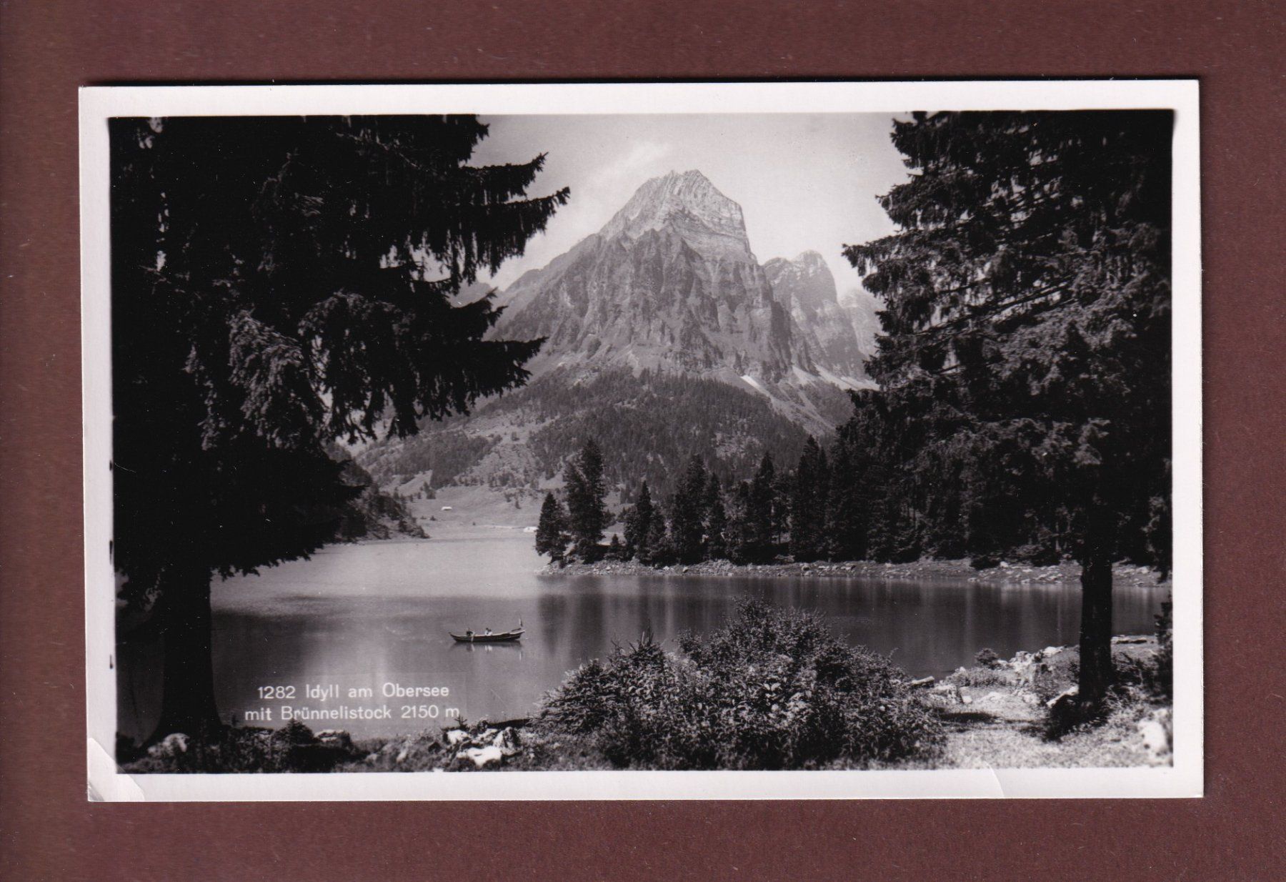 Cartoline postali: Idyll am OBERSEE - Brünnelistock – Usato da Pully venduto da nicecards-shop