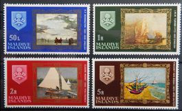 Malediven Kat. 269-272 ** 1969 Kat. 9 Euro