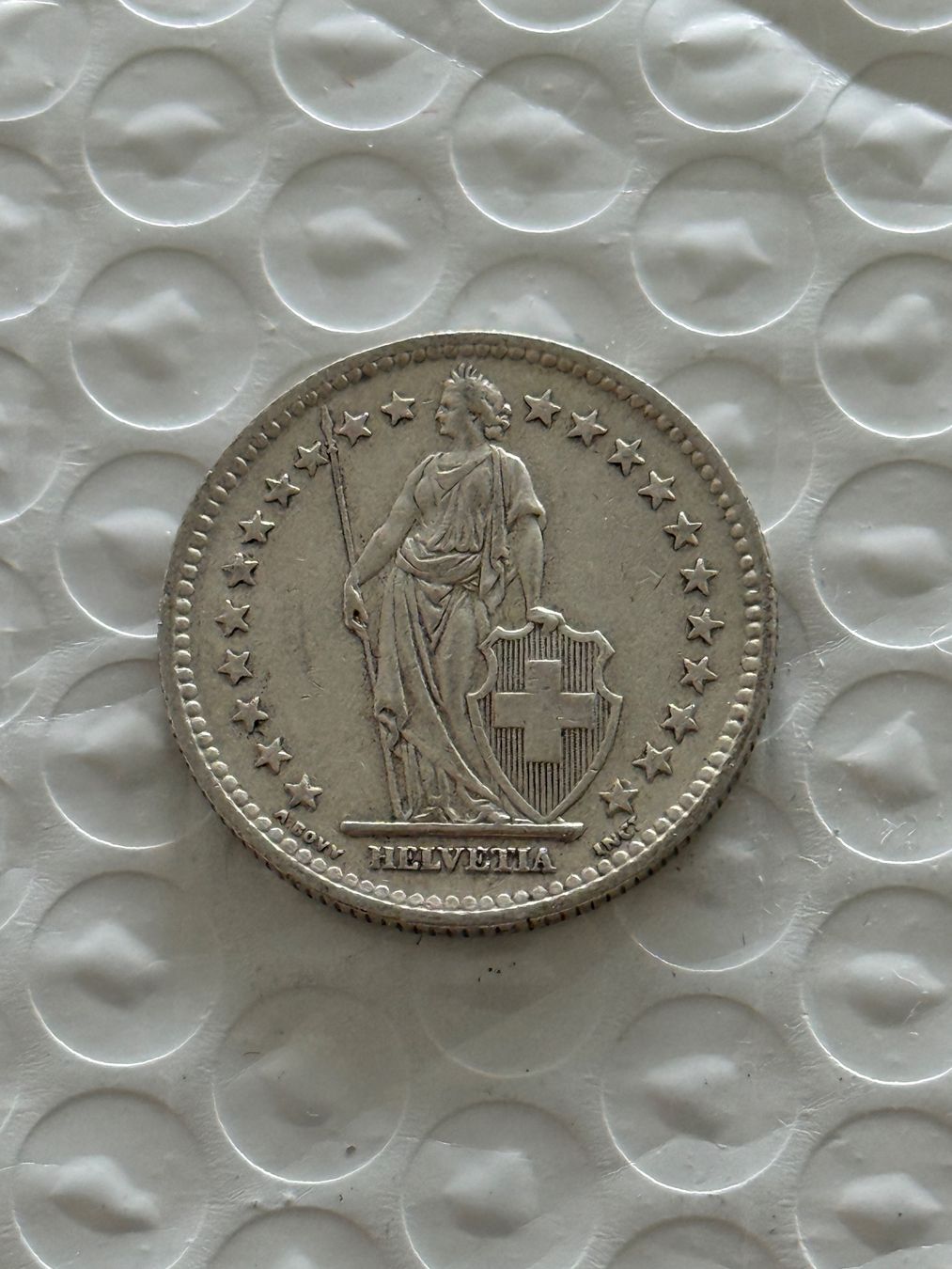 Tutti le monete: 2 Franken 1947  Rar, vorzüglich – Usato da Wallisellen venduto da SWISS_SILVER1
