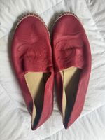 Chanel Espadrilles en cuir rouge, Taille 41 - État Correct!