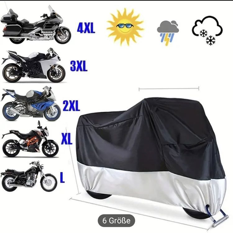 Teloni copertura moto: MOTORRADGARAGE Wasserdicht Grösse L – Nuovo e nell'imballaggio originale da Frümsen venduto da Moto-Marte-Rheintal