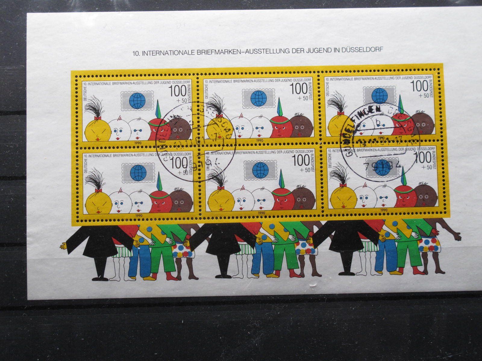 Tutti i francobolli: BRD 1990 Briefmarkenausstellung Bock 20 gest – Usato da Wil SG venduto da fva01