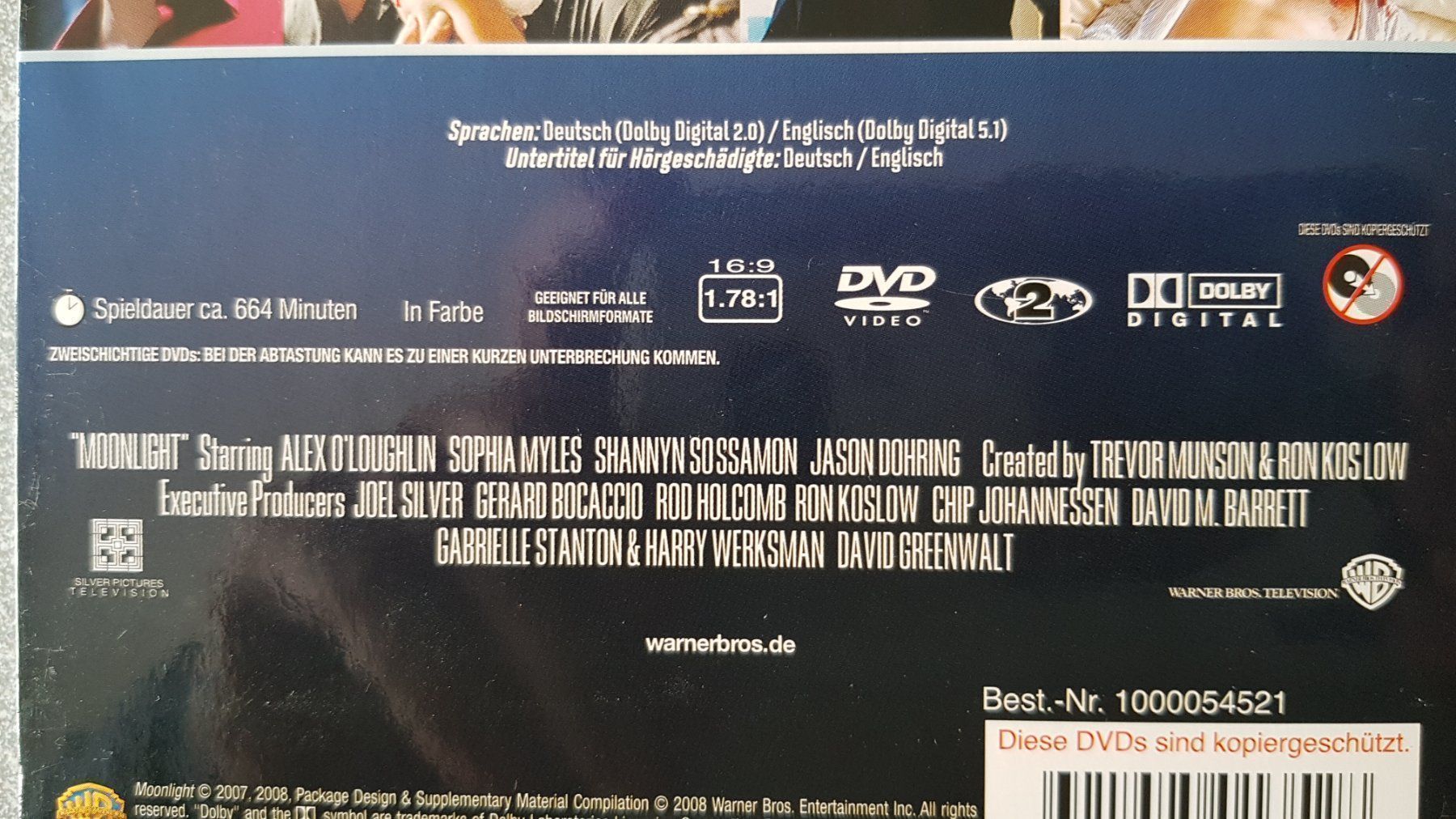 Alle DVDs: DVD Moonlight - Komplette Serie – Gebraucht aus Oetwil am See von fineli2 1